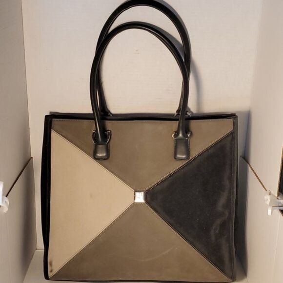 Diane Von Furstenburg Bag Suede Leather Tote Shoulder Handbag WOMAN'S WOMEN'S - Picture 13 of 13